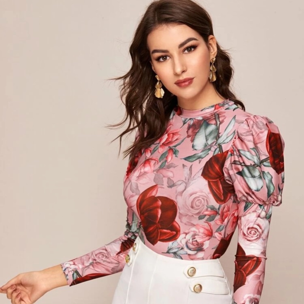 🎉HP🌹SHEIN Elegant Long Sleeve ⚠️1 Large Left - Picture 2 of 6